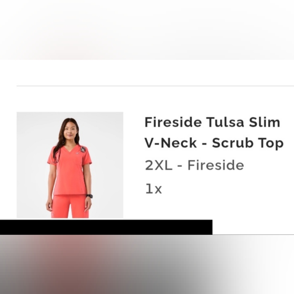 Figs Scrub Top